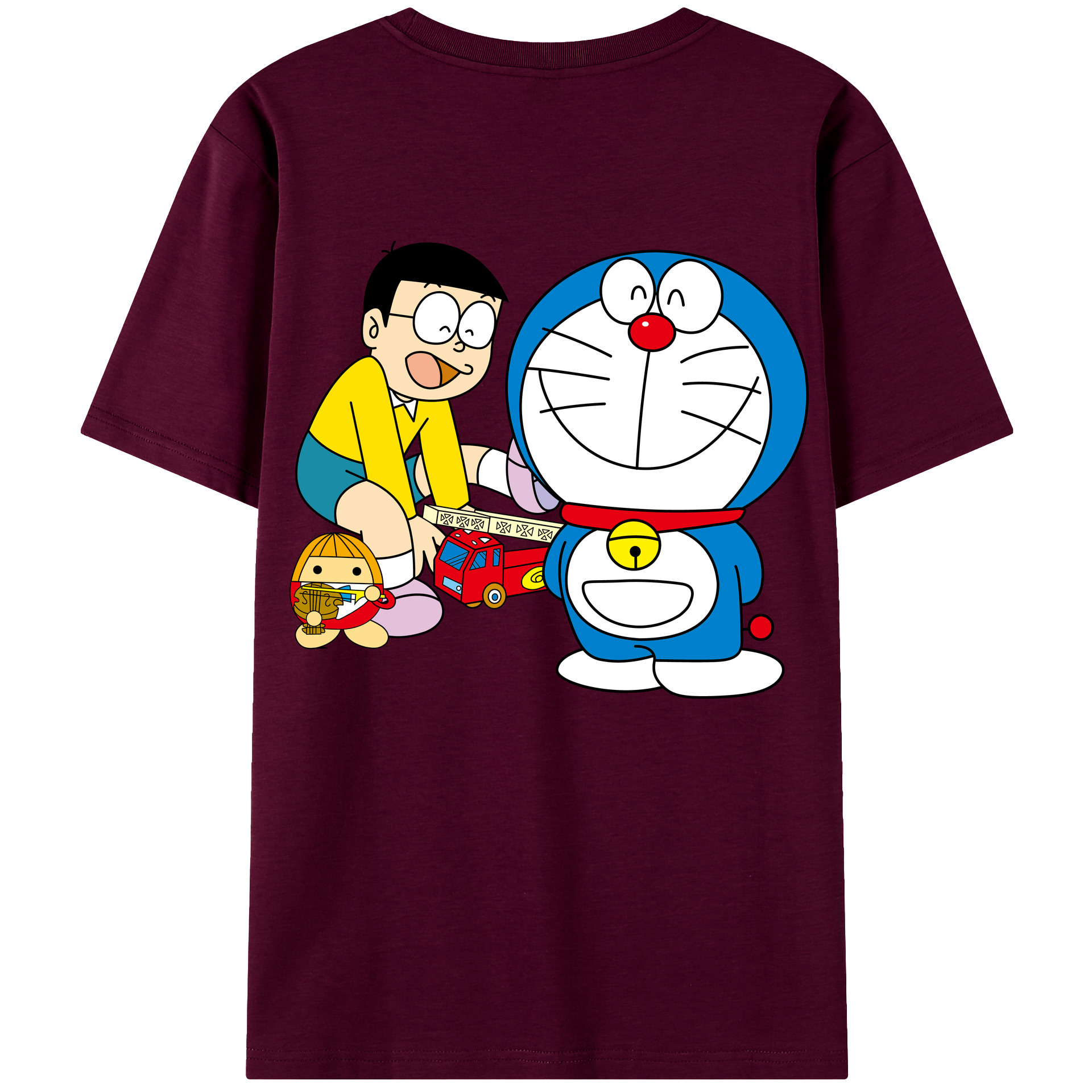 （画像用） ドラえもん Doraemon レディース半袖Tシャツ(バックプリント)